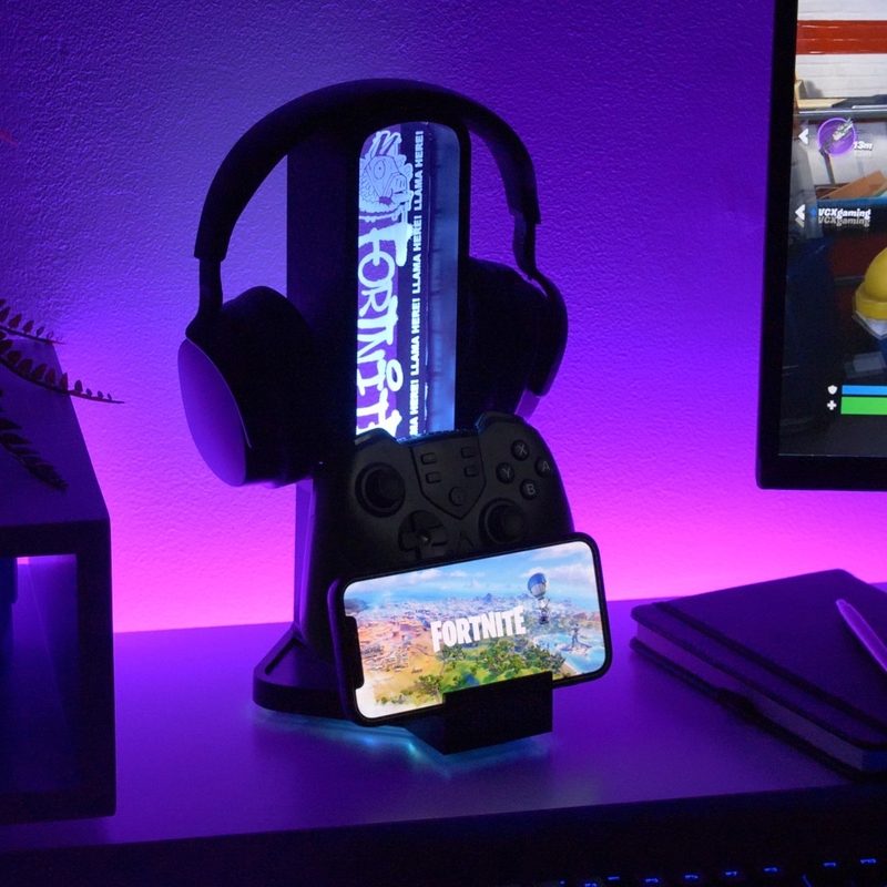 Fortnite Headset Stand With LED Lights