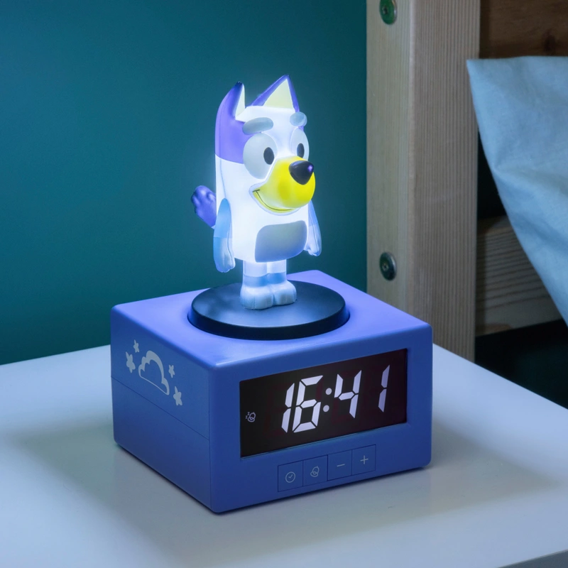Bluey Icon Alarm Clock for kids bedroom UK