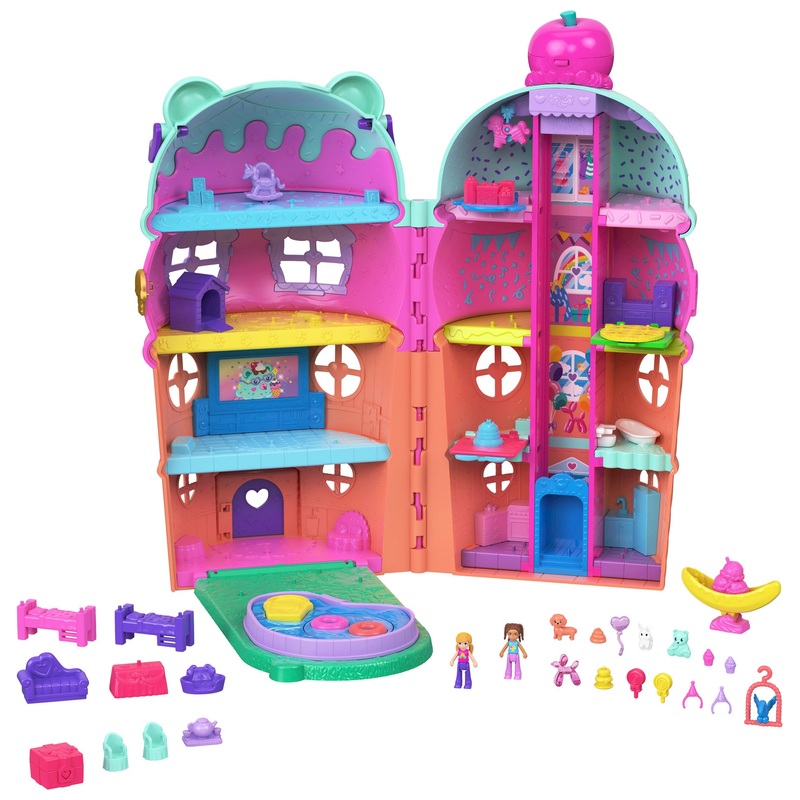 Polly Pocket - Coffret Multifacettes Glace - Jeu Neuf - Modèle TG2275