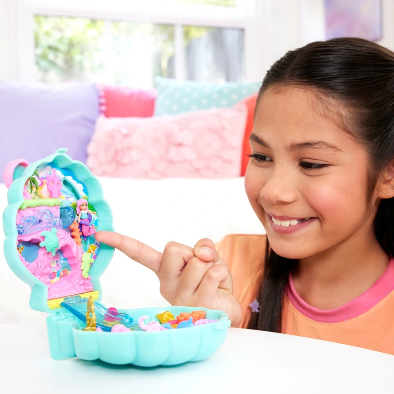 Coffret livre Polly pocket Glitter Island 1995 - Jeux & Jouets