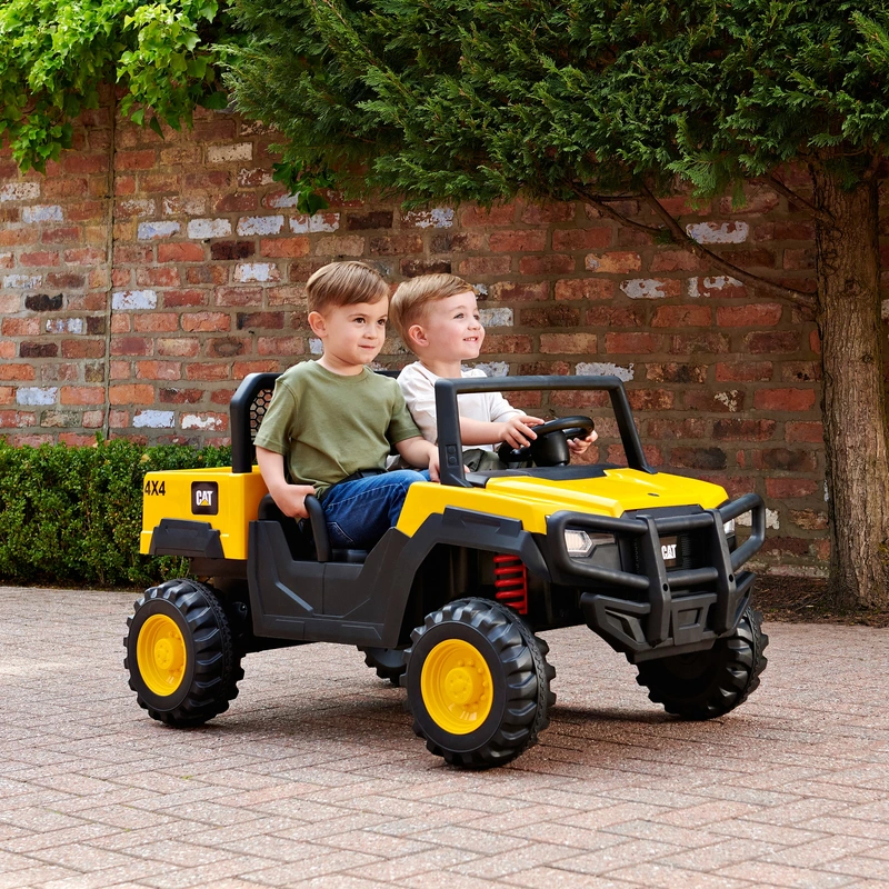 CAT UTV 2-Seater 12V Electric Ride On UK side view