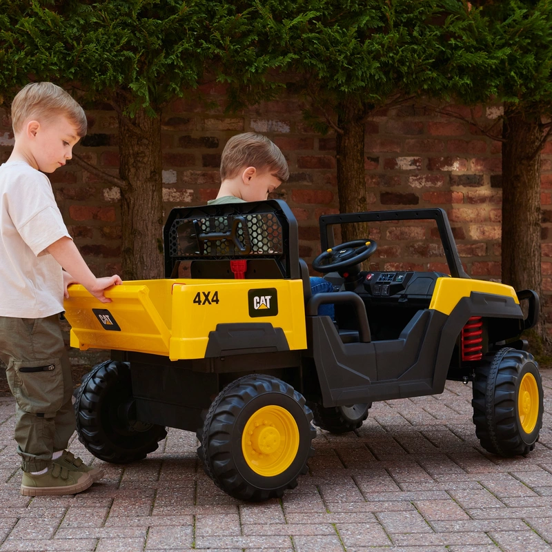 CAT UTV 2-Seater 12V Electric Ride On UK rear view