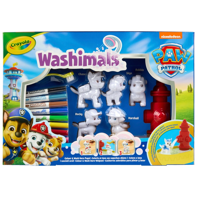 Crayola Washimals Paw Patrol Fire Hydrant Set