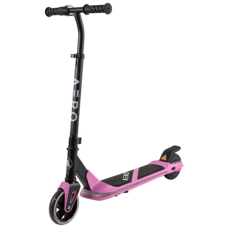 Aero G6 LED Electric Scooter Pink featuring bright lights