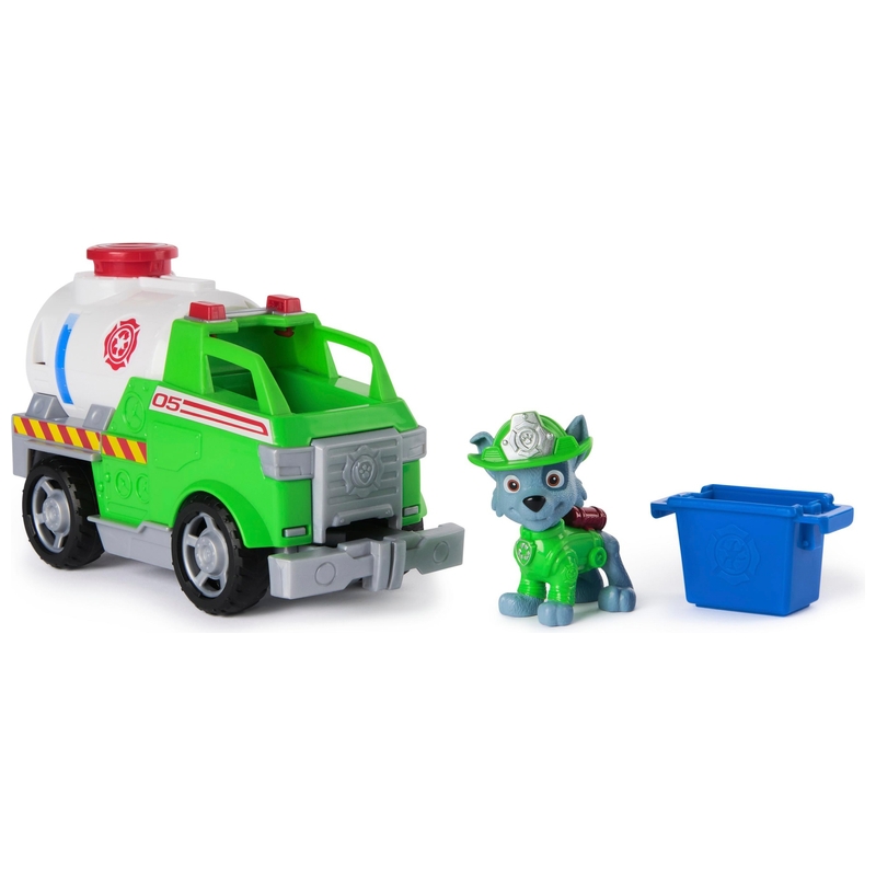La Pat'Patrouille - Camion-Citerne de Pompiers et Figurine Rocky
