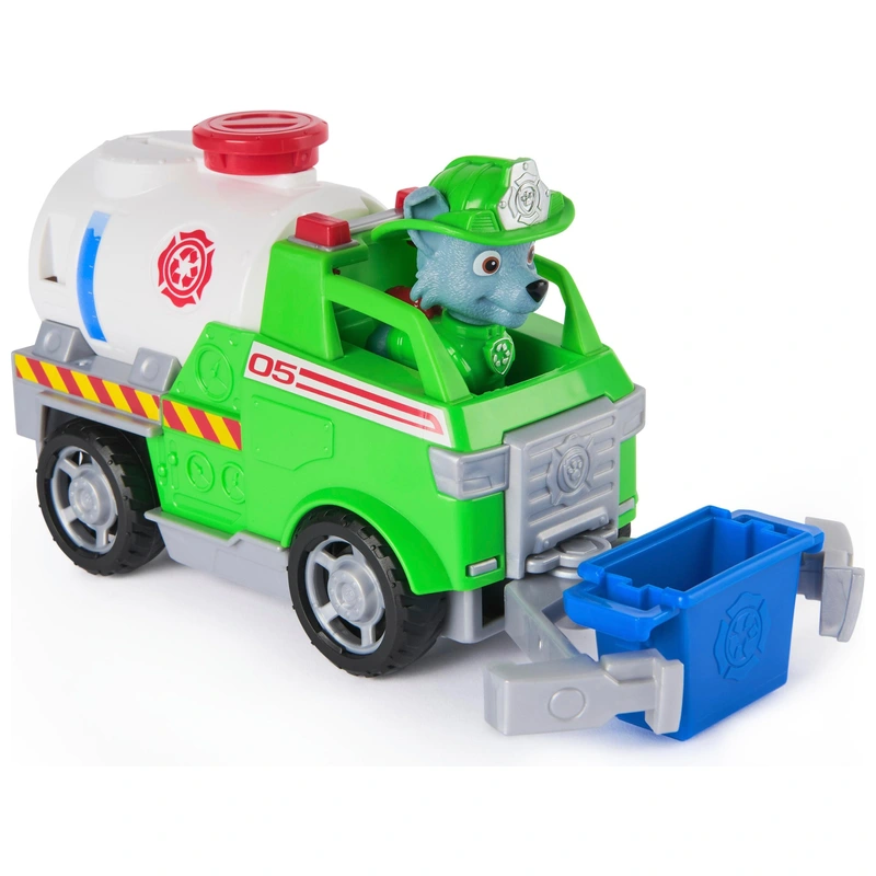 Rocky Rescue Fire Tanker toy view from side