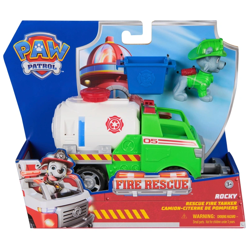 Packaging of PAW Patrol Fire Rescue Vehicle for gift shopping