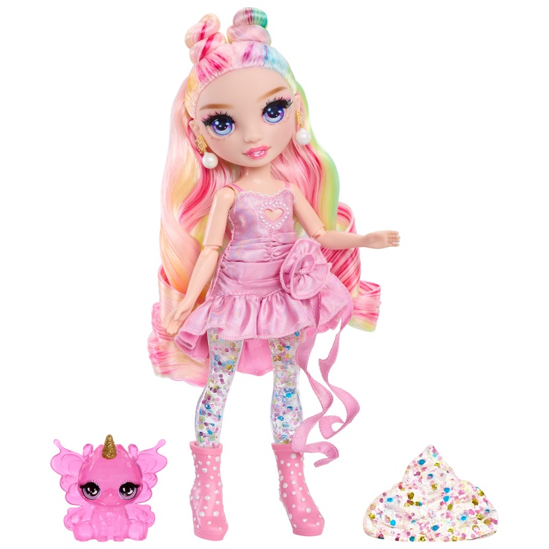 Rainbow High Rainbow Shimmers Pop Bella Parker met Glitterslijm