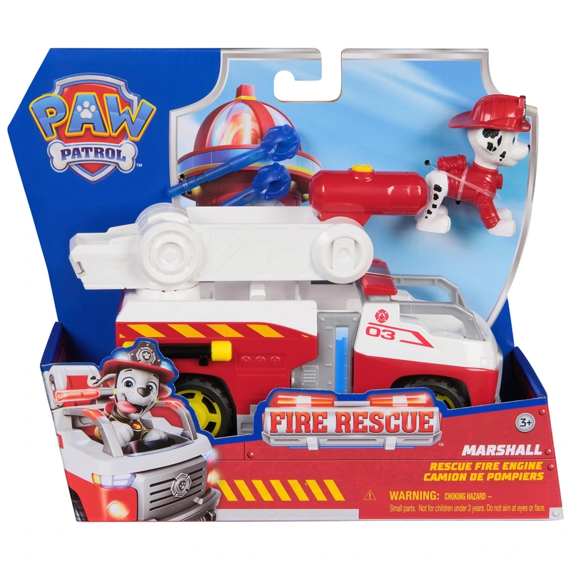 Top view of PAW Patrol fire engine set UK