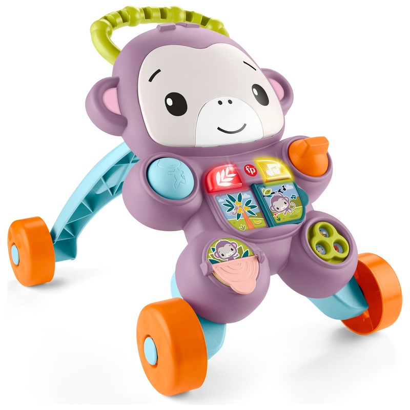Fisher-Price - Mon Trotteur Singe Violet