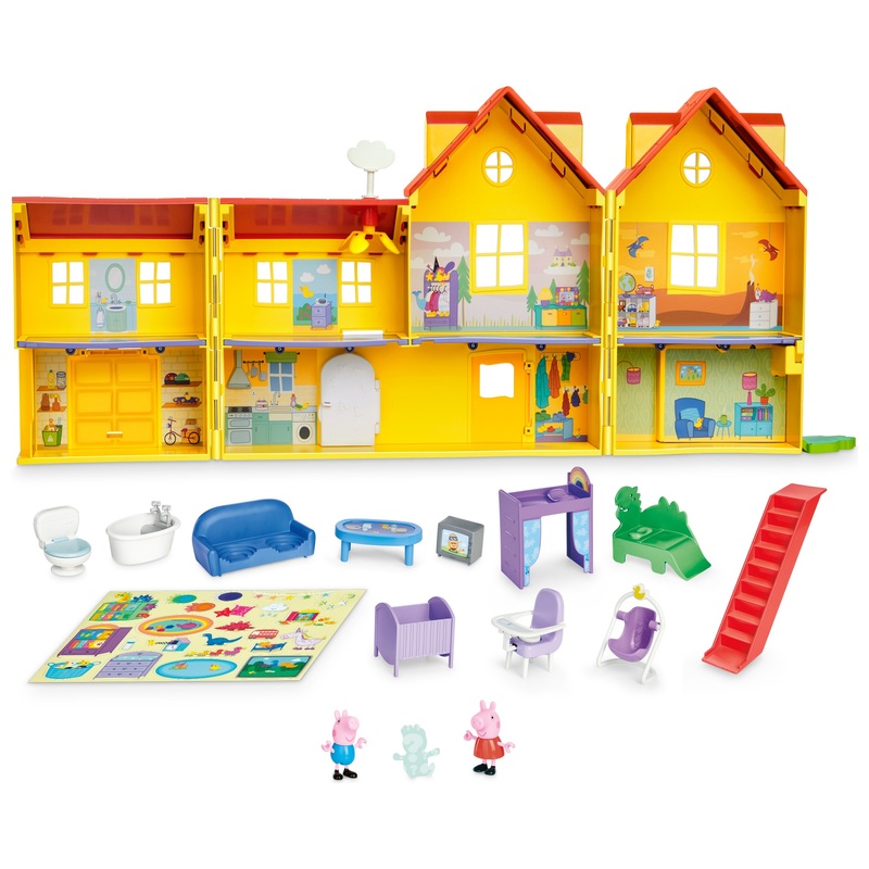 Peppa Pig Speelset Groot Uitklapbaar Huis