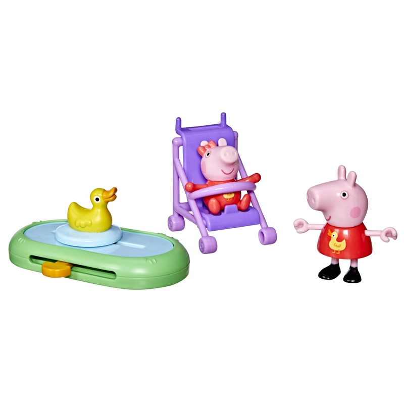 Peppa Pig Speelset Peppa en Haar Kleine Zusje in het Park