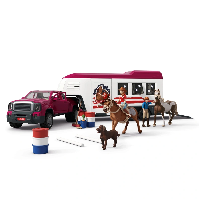 Schleich Horse Club Lakeside Truck and Trailer UK play set
