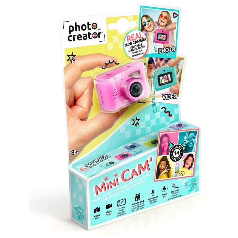 Canal Toys - Appareil Photo Numérique Mini Cam - Rose
