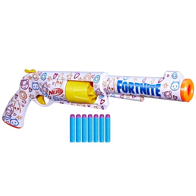 NERF Fortnite Frenz 4 Ever Blaster mit 6 Pfeilen | Smyths Toys Schweiz