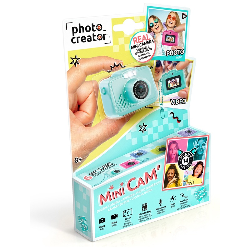 Canal Toys - Appareil Photo Numérique Mini Cam - Turquoise