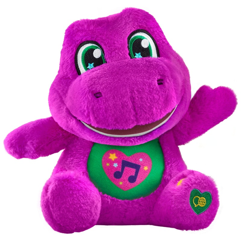 Fisher Price Barney s World Sing Along Barney Plush Toy Smyths Toys UK
