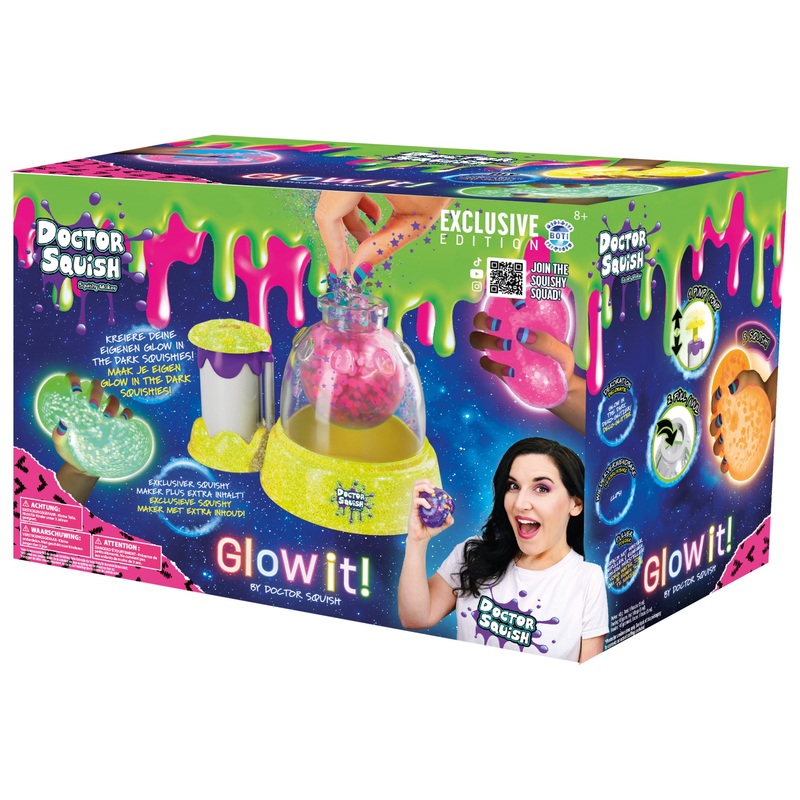 Doctor Squish Glow it! Squishy Maker Station für DIY Quetschbälle