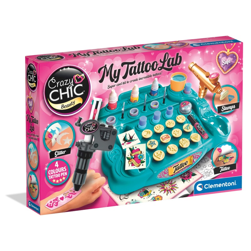 Clementoni Crazy Chic My Tattoo Lab | Smyths Toys UK