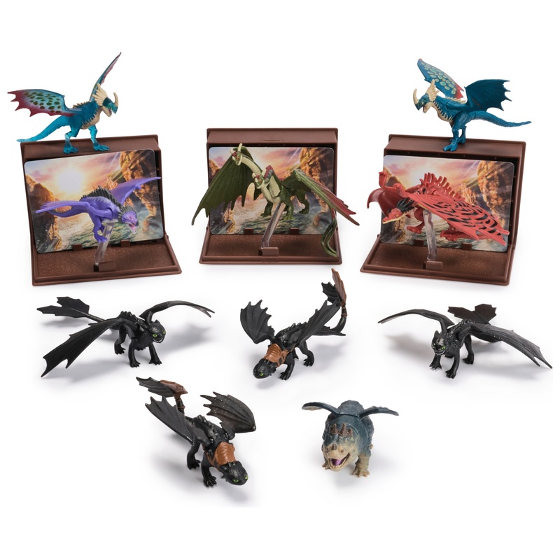How to Train Your Dragon Mini Draken assorti
