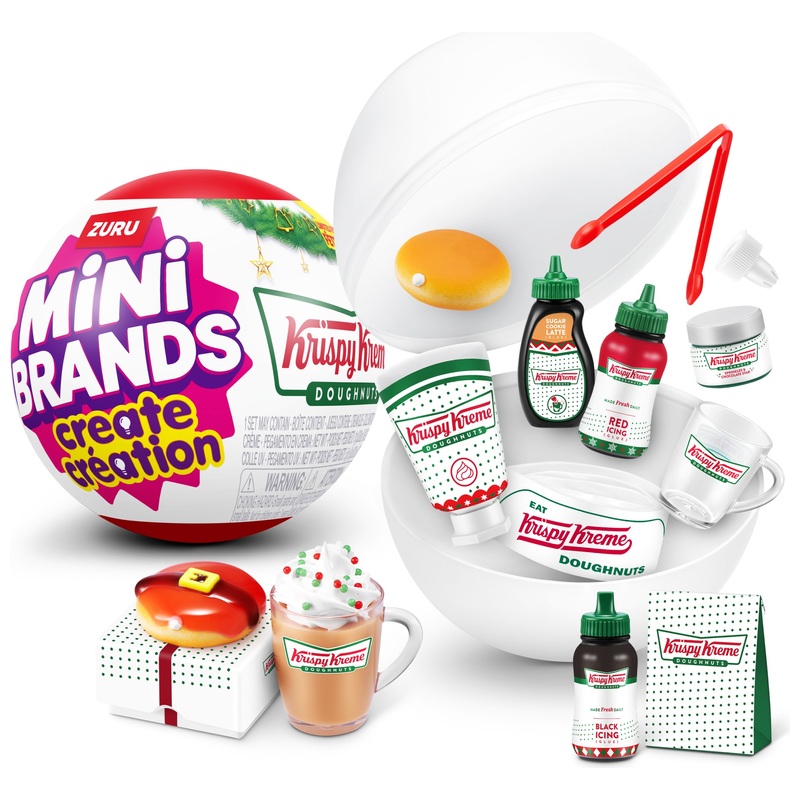 Mini Brands Create Bal Krispy Kreme Holiday Serie 1 assorti