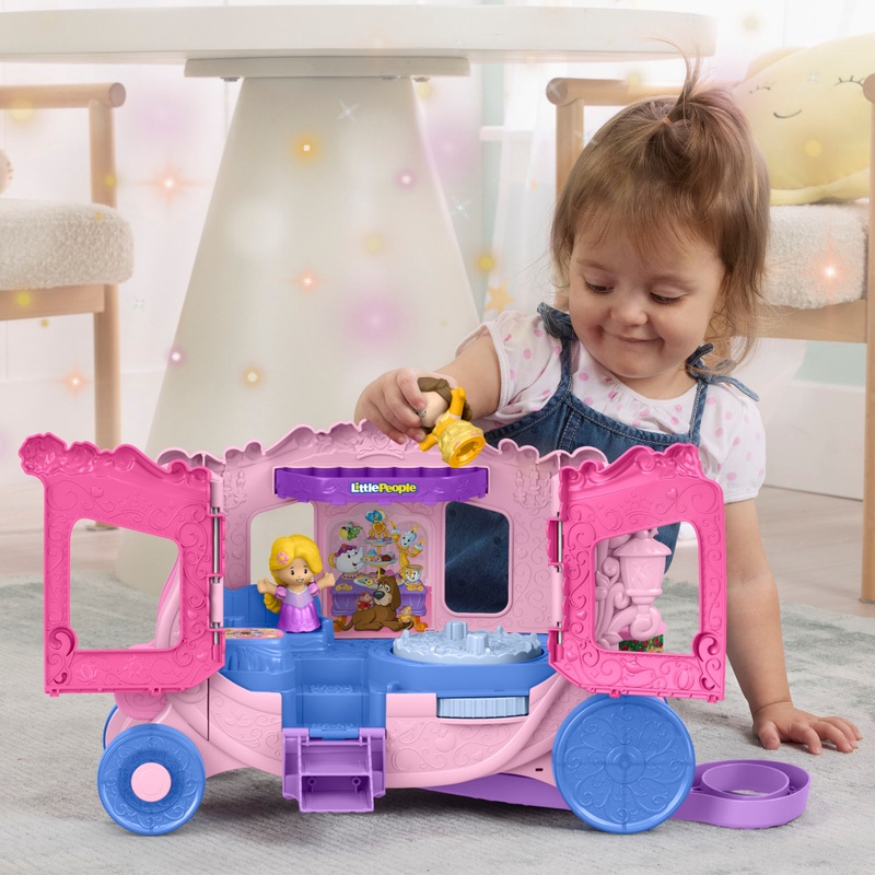 Fisher-Price Little People Disney Princess Pull Along Musical Carriage.