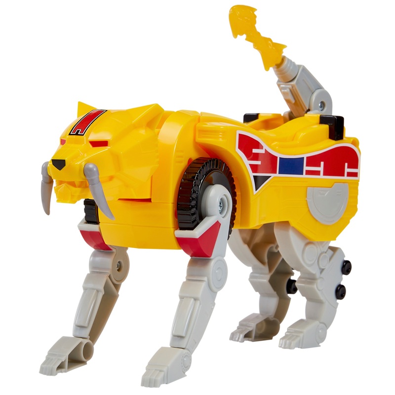 Hasbro Power Rangers Dino Fury - Sabertooth Battle Rider Rip N Go Con Ranger Verde Dino Fury (F4214) - 6