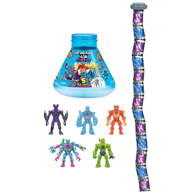 MrBeast Lab - Hybrid Mix & Match Coffret 5 Figurines | Smyths Toys France