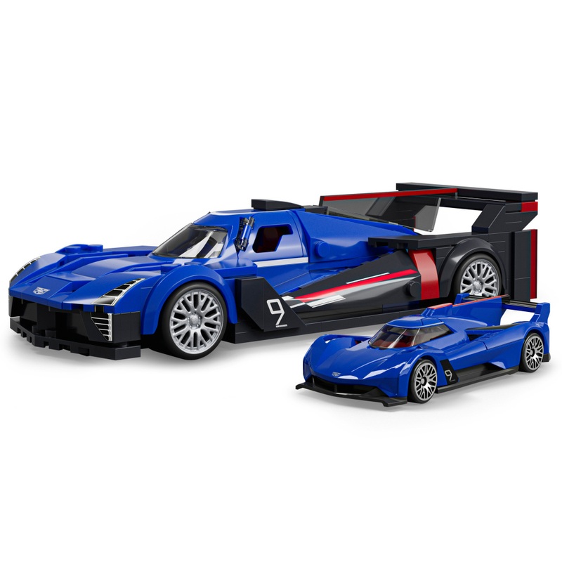 Hot Wheels - Mattel Brick Shop Véhicule 1/32 Vitesse Cadillac GTP Hypercar
