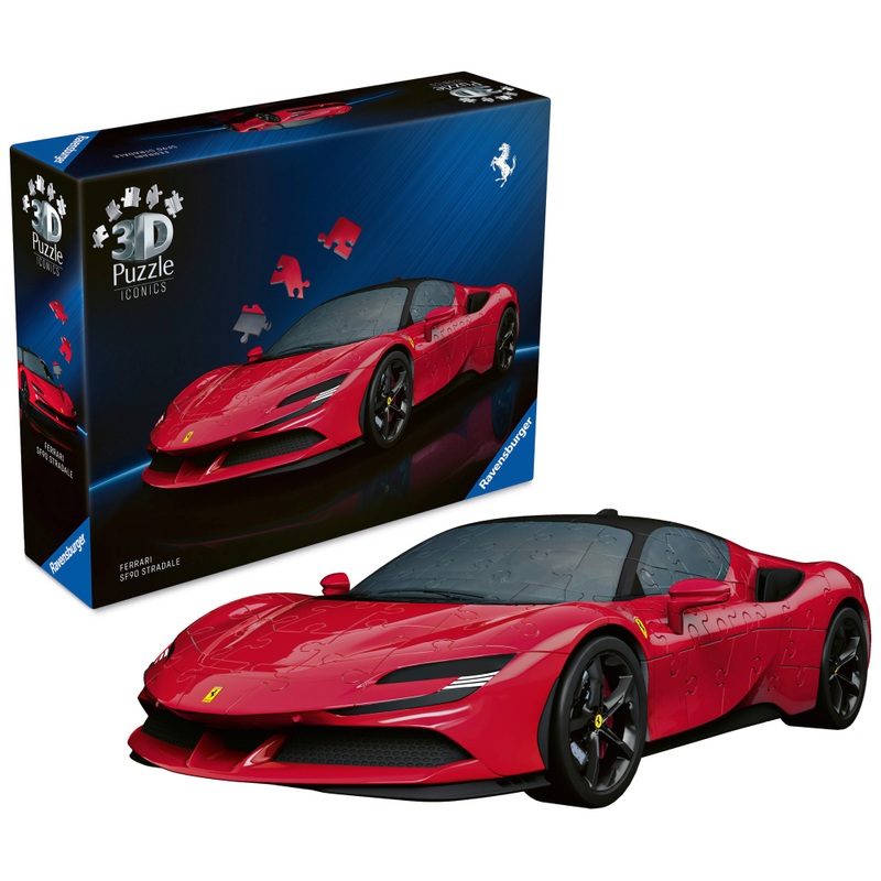 Ravensburger Iconics 3D Puzzle Ferrari SF90 Stradale 108 Pieces