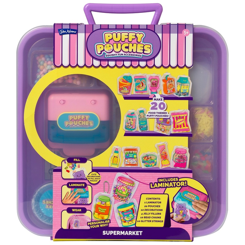 Puffy Pouches Craft Set Supermarket
