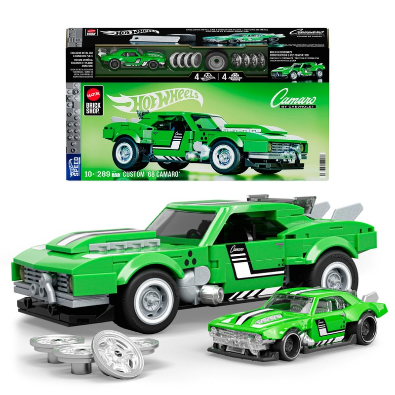 Mattel Brick Shop Bouwset Hot Wheels Speed Series Auto Chevrolet Custom '68 Camaro