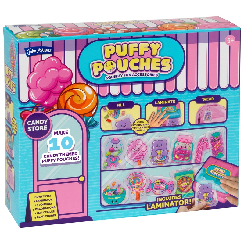Puffy Pouches Squishy Craft Set Candy Store