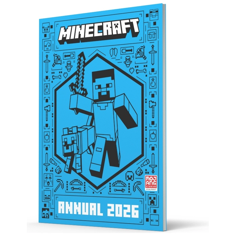 Minecraft Annual 2026 front cover UK edition