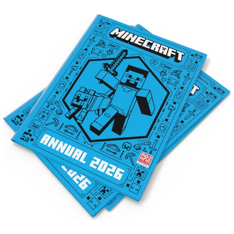 Minecraft Annual 2026 inside pages illustration