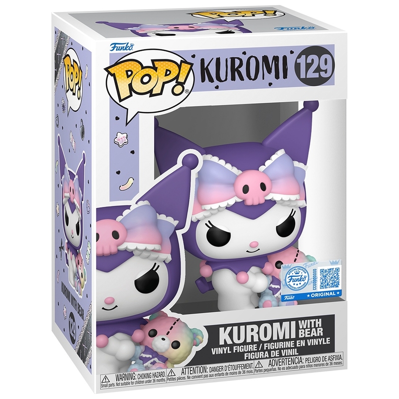 Funko POP! Figurine 129 Hello Kitty Kuromi avec Ours