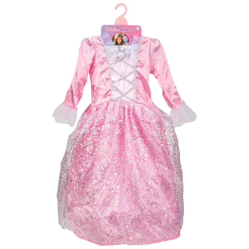 Déguisement Robe de Princesse Rose 3-5 Ans