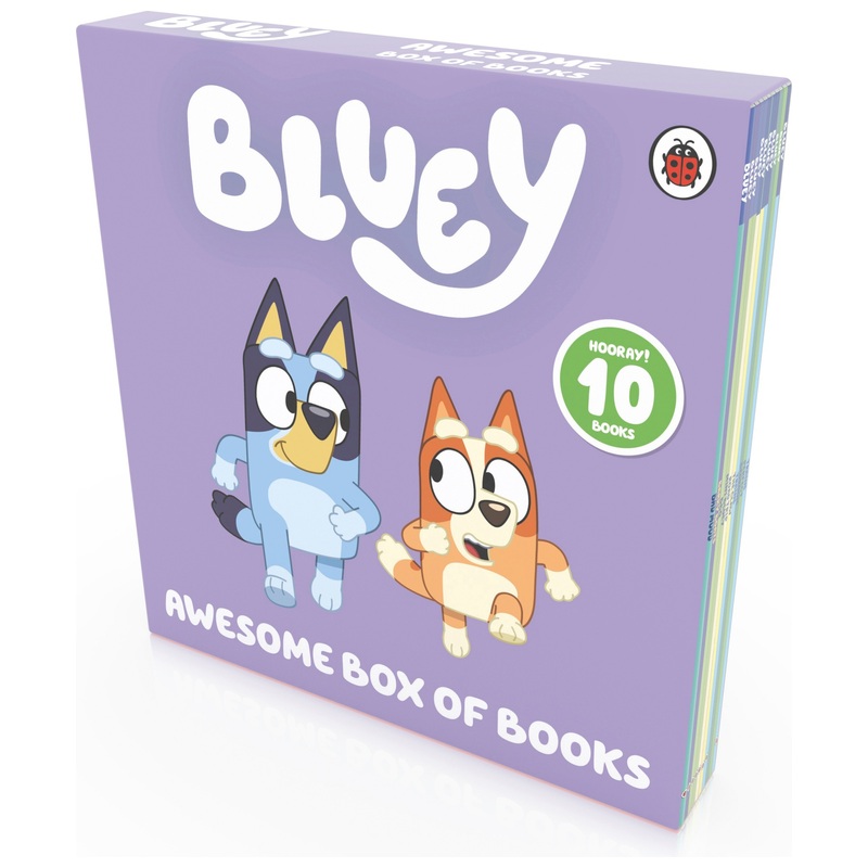 Bluey 10 Books Awesome Box of Books Box Set | Smyths Toys UK