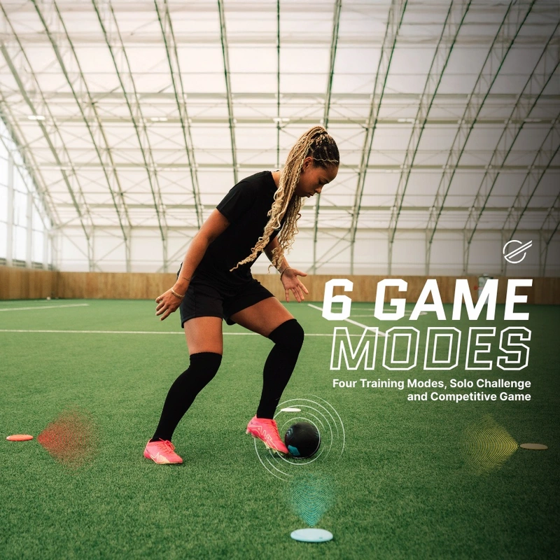 Detailed view of Strikesphere football training equipment UK