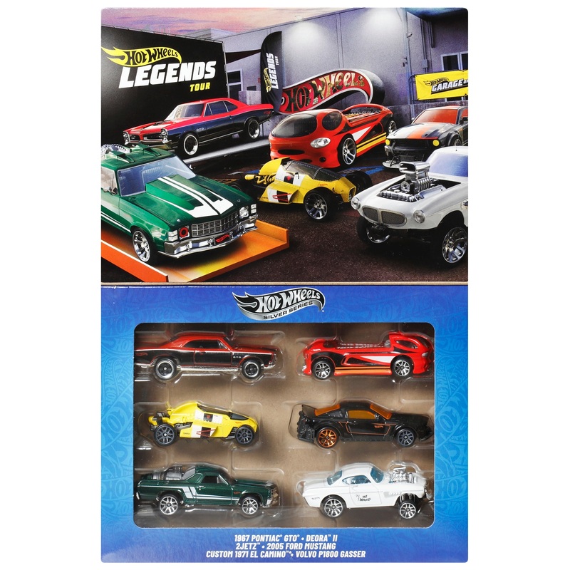 Hot Wheels - Legends Tour 1/64 Coffret 6 Véhicules