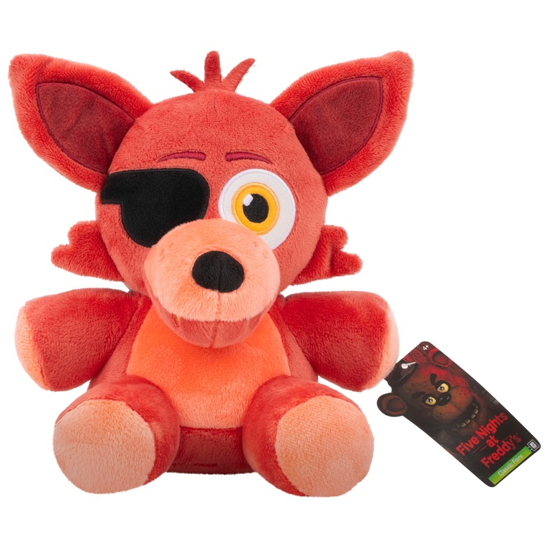 Five Nights at Freddy's Classic Foxy Plush Stuffie with Glow-in-the-Dark Eyes 20cm