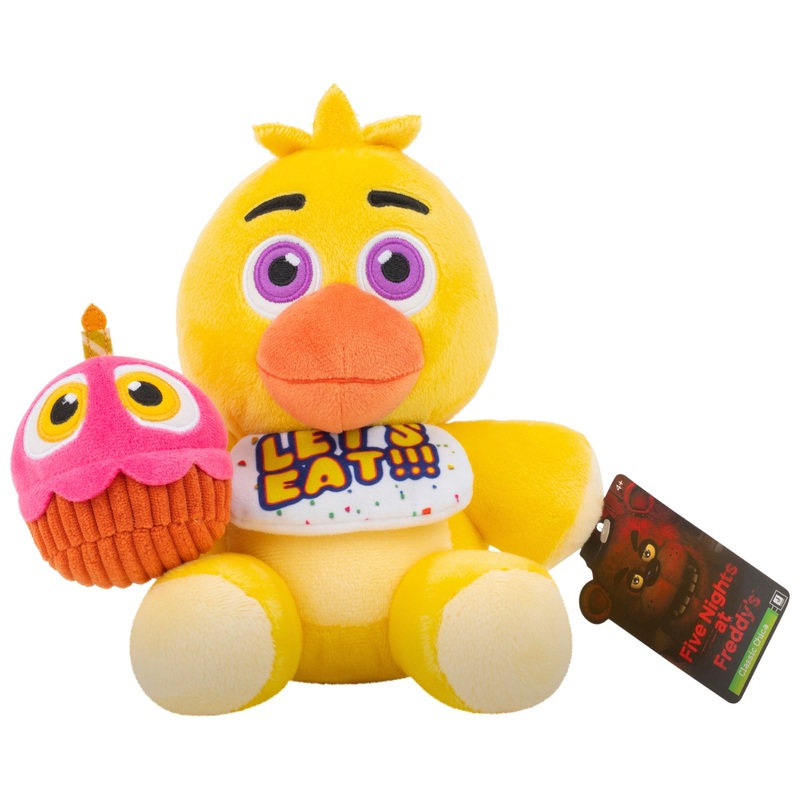 Five Nights at Freddy's Classic Chica Plush Stuffie with Glow-in-the-Dark Eyes 20cm