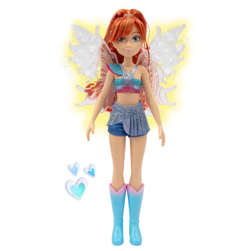 Winx - Poupée Fairy Bloom avec Ailes Lumineuses 26 cm