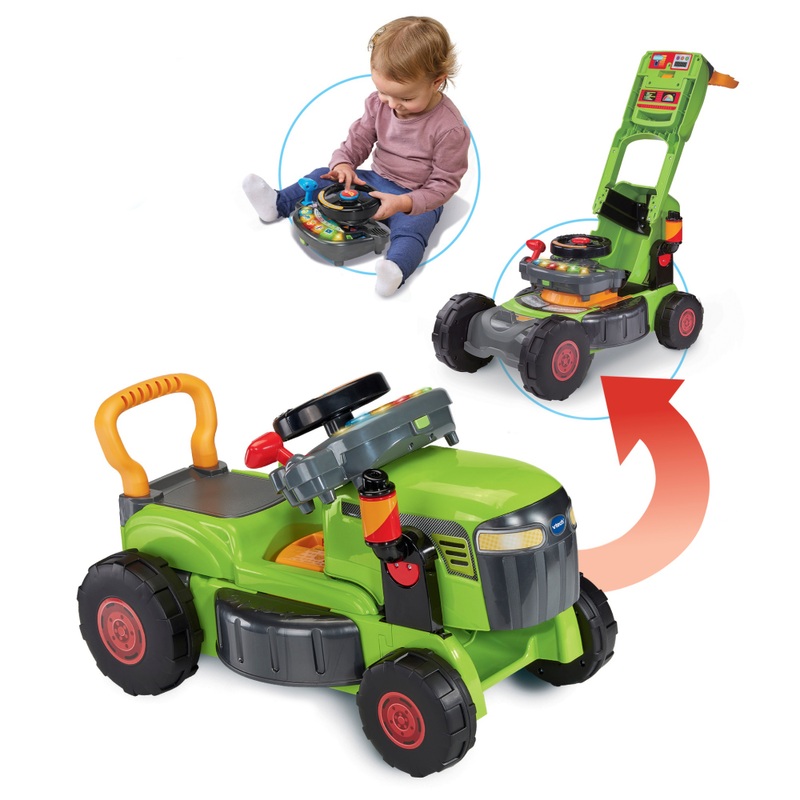 VTech - Super Tracteur Magi Tondeuse - Vert