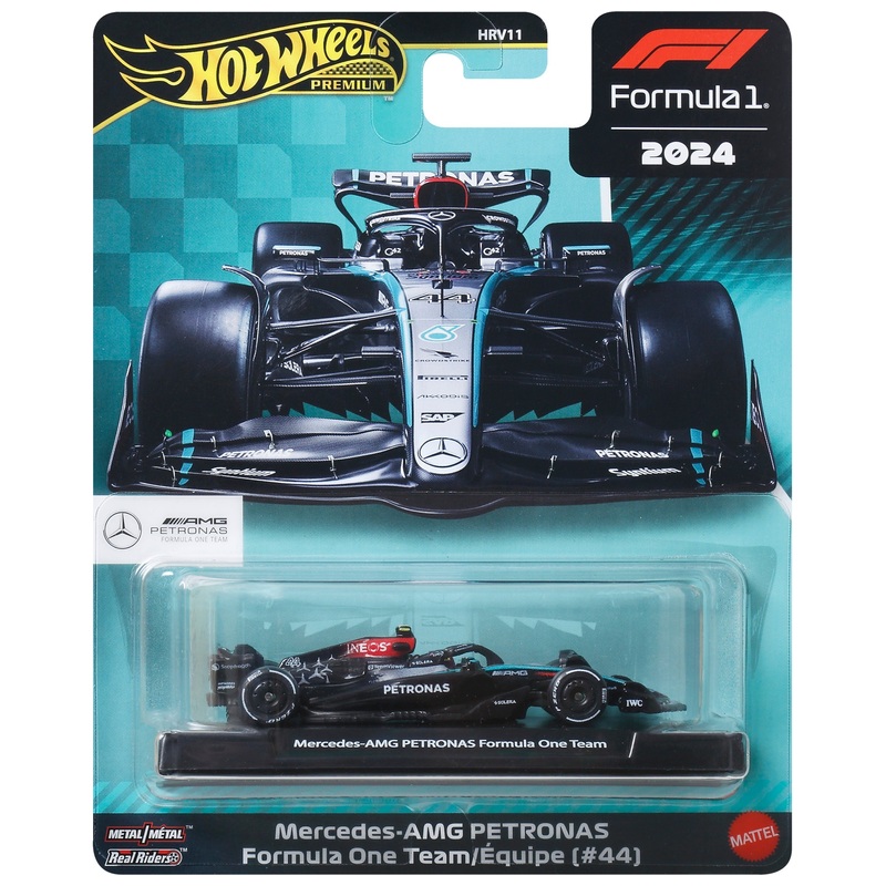 Hot Wheels Premium 2024 Formel 1 Auto Mercedes-AMG PETRONAS F1