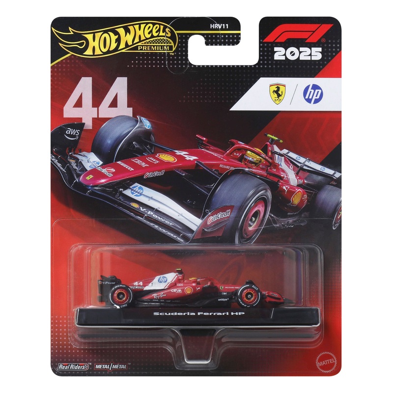 Hot Wheels Premium Formula 1: Ferrari HP Hamilton 44 1:64 Scale Car