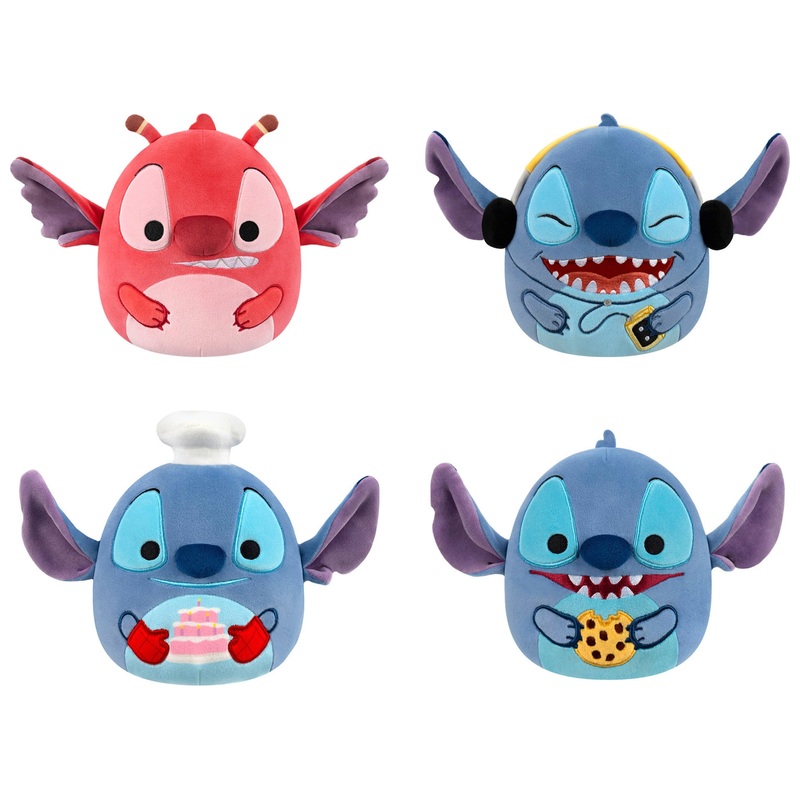 Squishmallows - Peluche Disney Stitch 20 cm - Modèle Aléatoire