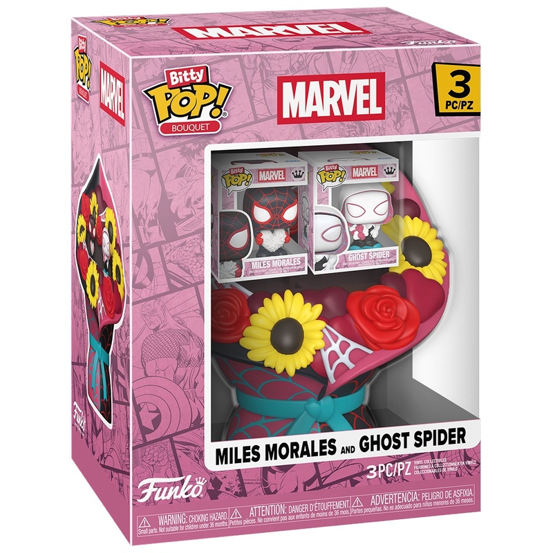 Funko Bitty Pop! - Spider-man - Miles Morales / Ghost-Spider / Spider Funko Bitty Pop! - Spider-man - Miles Morales / Ghost-Spider / Spider