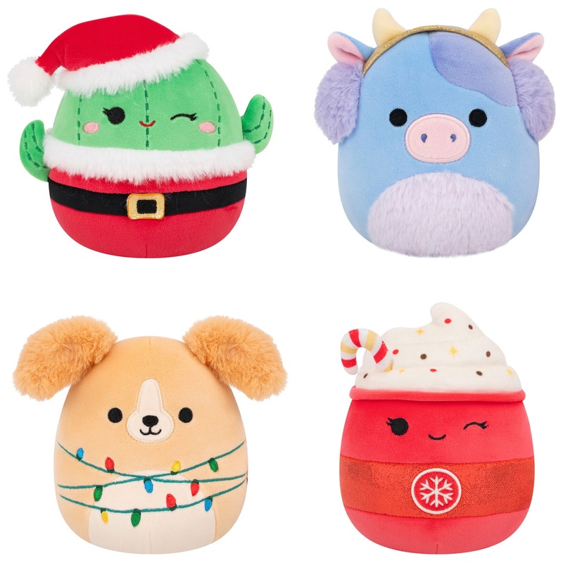 Squishmallows Kuscheltier Weihnachten 19 cm sortiert