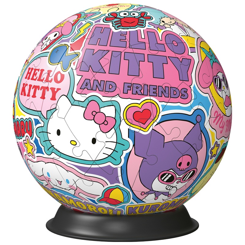 Ravensburger Hello Kitty and Friends 3D Puzzle Ball 72 Pieces
